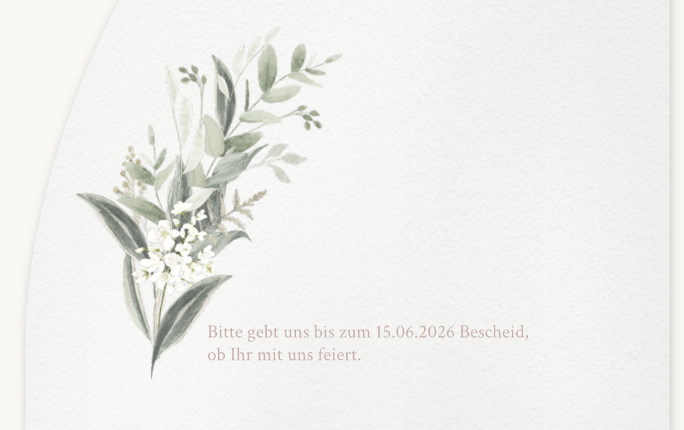 Hochzeitsvorbereitungen...